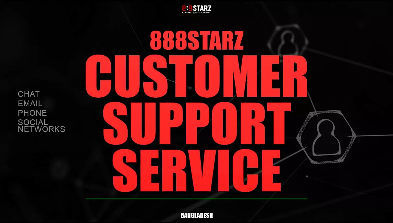 Various methods to reach out to 888Starz support team.