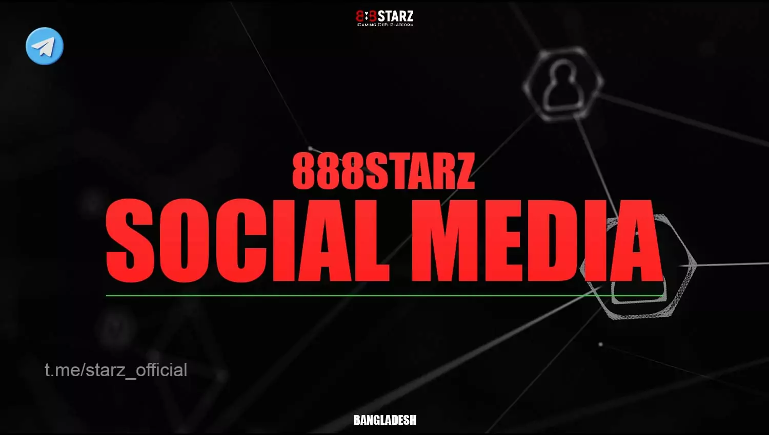 You can connect with 888Starz support via social media.