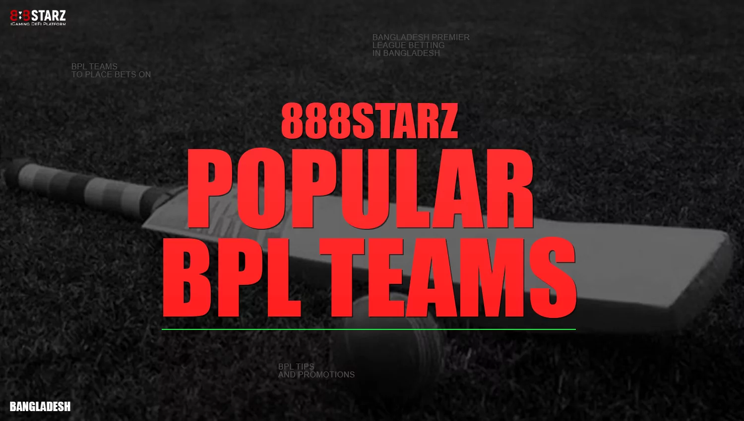 Highlighted BPL Teams Available for Betting on 888starz