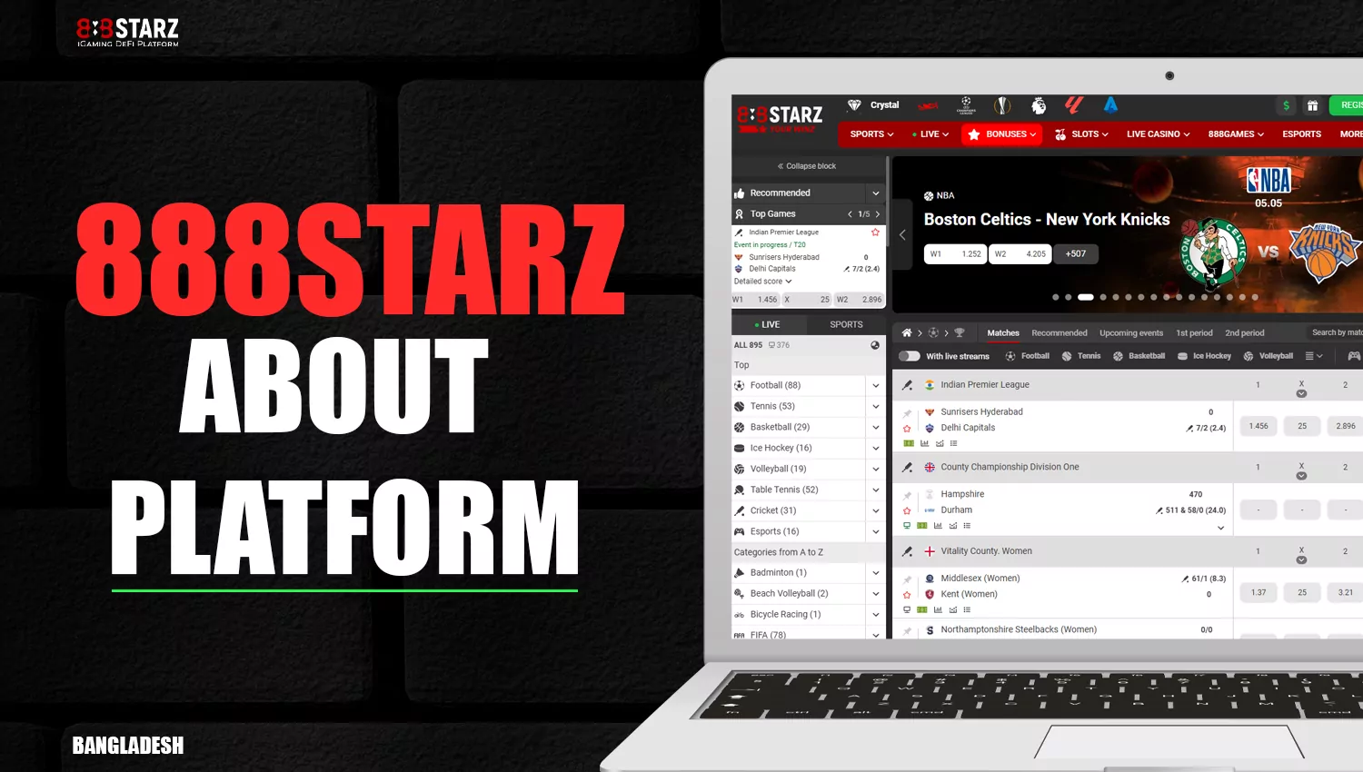 888starz has quickly established itself as a premier sports betting platform in Bangladesh.